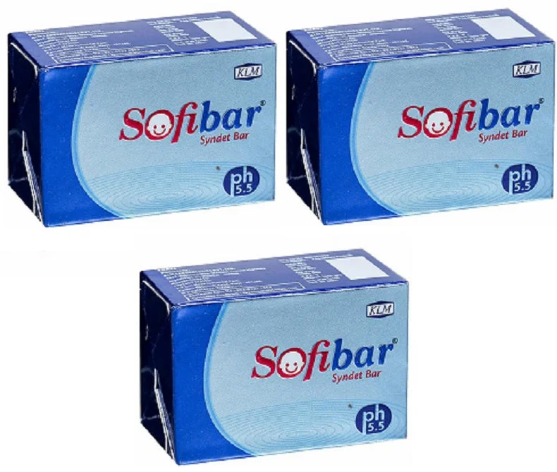 Sofibar Soap 75gm, PACK OF 3