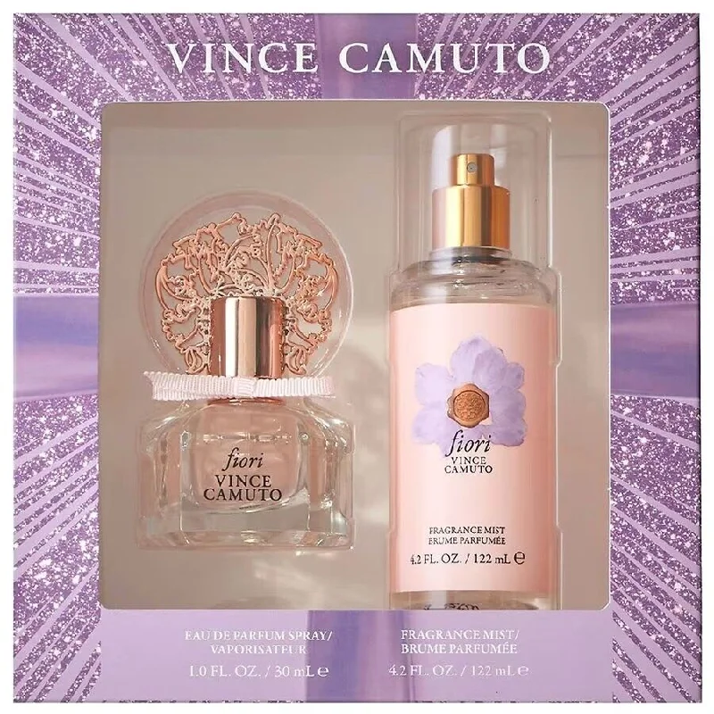 Vince Camuto Fiori Parfume 1 OZ& Fragrance Mist 4.2 OZ, 2 Piece Gift Set