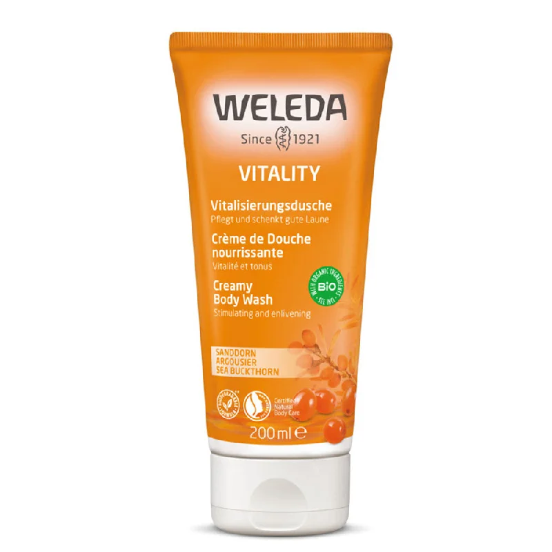 Weleda Vitality Sea Buckthorn Creamy Body Wash