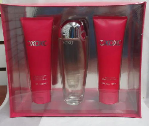 Xoxo Pefume Gift Set, Parfum, Body Lotion, Shower Gel, 3 Piece Gidt Set